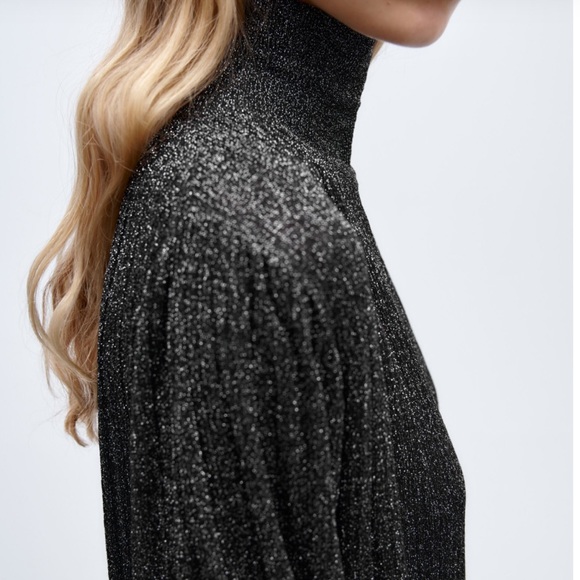COPY - Zara high neck metallic dress - Picture 4 of 16